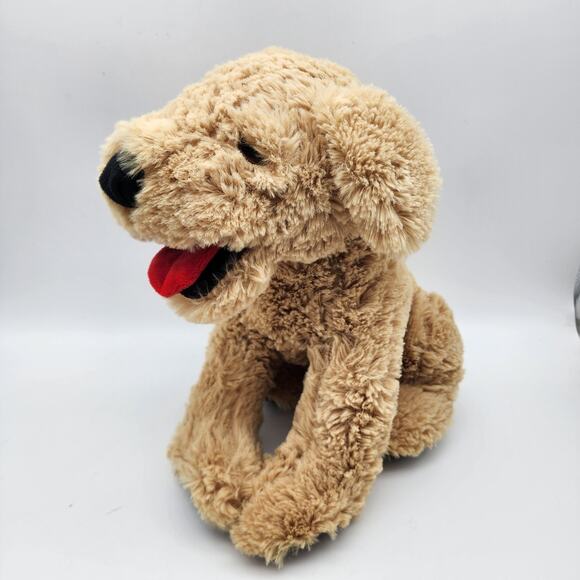 Ben Ben Panting Tongue Puppy Dog Plush 11" Sewn Eyes Stuffed Animal Toy 2023 - Picture 1 of 8